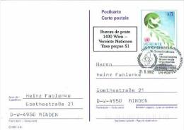 UN Wien - Ganzsache Postkarte Sonderstempel / Postcard Special Cancellation (D787) - Briefe U. Dokumente