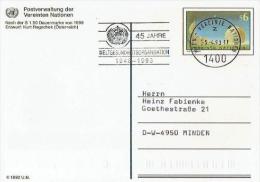 UN Wien - Ganzsache Postkarte Sonderstempel / Postcard Special Cancellation (D795) - Cartas & Documentos