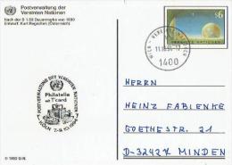 UN Wien - Ganzsache Postkarte Sonderstempel / Postcard Special Cancellation (D796) - Briefe U. Dokumente