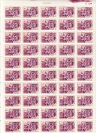 URSS 1969 - Yt 3460** Foglio Completo Di 50 Val. 50^ Ann.Repubblica Sovietica Di Bielorussia - Full Sheets