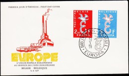 1958. EUROPA FDC 13.9.58.  (Michel: 1117-1118) - JF125127 - Zonder Classificatie