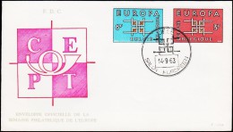 1963. EUROPA FDC 14.9.63.  (Michel: 1320-1321) - JF125132 - Non Classés
