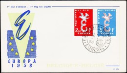 1958. EUROPA FDC 13.9.58.  (Michel: 1117-1118) - JF125130 - Zonder Classificatie
