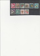 NOUVELLE ZELANDE - N° 384-90 NEUF X- FLEURS - ANNEE 1960-69 - Unused Stamps