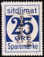 1939. Sparemærke Sitdlimat. 25 ØRE Udstedet Igdlorssuit. (Michel: ) - JF127840 - Colis Postaux