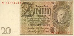 Deutschland, Germany - 20 Reichsmark, Ro.174 A , ( Serie E/V ) XF - UNC, 1930 ! - 20 Reichsmark