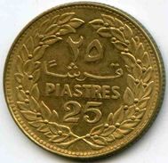 Liban Lebanon 25 Piastres 1972 KM 27.1 - Libanon