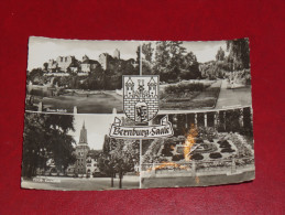 Bernburg Saale Sachsen FDGB Kuranstalt Schloß Blumenuhr Anhalt Ungebraucht Unused Germany Postkarte Postcard - Bernburg (Saale)