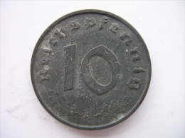 10 REICHSPFENNIG 1942 A - 10 Reichspfennig