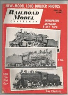 Revue De Modélisme , Chemin De Fer , Trains ,RAILROAD MODEL Craftsman , 1962  , Frais Fr : 2.50€ - Crafts