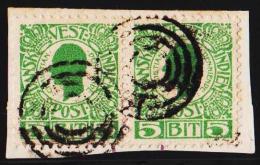 1905. Chr. IX. 5 Bit Green. 4-Ringstempel. (Michel: 29) - JF127939 - Danish West Indies