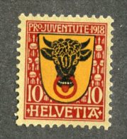 5695  Swiss 1918  Mi.#143  (*)  Scott #B10  (cat. 5.€) Offers Welcome! - Unused Stamps