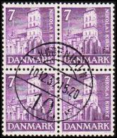 1936. The Reformation. 4x 7 Øre Violett. KØBENHAVN 10.12.37. (Michel: 229) - JF128105 - Neufs