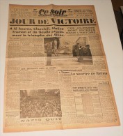 Ce Soir Du 9 Mai 1945 (Jour De Victoire !). - Français