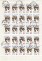 Urss 1965 - Yt 2926 Used  Foglio Completo Di 25 Val.  Animali (Cani-Pastore Del Caucaso)) - Full Sheets
