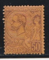 Monaco 1891-94 - Timbres Yvert & Tellier N° 18 ( Trace De Charnière ) - Nuevos