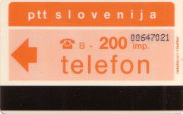 SLOVENIA SLOVENIE PTT 200U WHITE BACK UT - Slovenia