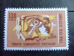 TURQUIE - TURQUIA -1966 - UNESCO - YVERT & TELLIER Nº 1806 * MH - Unused Stamps