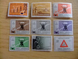 TURQUIE - TURQUIA - 1969 -  SYMBOLES - YVERT & TELLIER  Nº 1902/1910 * MH - Unused Stamps
