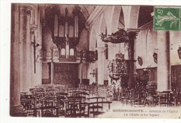 Cpa  Hondschoote  Interieur De L'église - Hondshoote