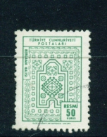 TURKEY  -  1966  Official  Carpets  50k  Used As Scan - Unused Stamps