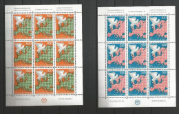 YOUGOSLAVIE - 2 BLOCS FEUILLET NEUFS** / TIMBRES N° 1469/1470 - 1975 - CONFERENCE A BELGRADE - VOIR SCAN - Neufs