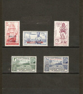 WALLIS ET FUTUNA  N° 87/91  NEUF* *  ET *    DE 1941 - Neufs