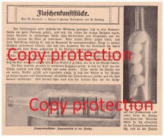 Original Zeitungsbericht - 1911 - Flaschen-Kunst , Flaschenkunst , Flasche , Glas , Kunst !!! - Vidrio & Cristal