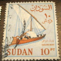 Sudan 1962 Sailing Boat 10pt - Used - Soedan (1954-...)