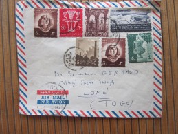 UAR ->> EGYPTE EGYPT Letter Lettre De 1960 Pour Lomé Togo - Brieven En Documenten