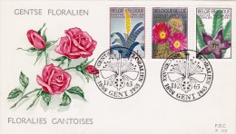 1315 1317 NAT P152 FDC   Floralies Gantoises III 13-2-1965 1808 Gent €1,75 - Zonder Classificatie