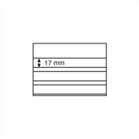Einsteckkarten Standard PVC 158x113 Mm, 3klare Streifen Mit Schw. Karton, 100er-Pack - Einsteckkarten