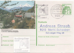 Nr. 3863,  Ganzsache Deutsche Bundespost,  Berchtesgaden - Cartes Postales Illustrées - Oblitérées