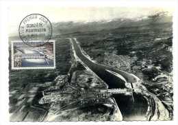 CARTE MAXIMUM / FRANCE N° 1078 / BARRAGE DE DONZERE  MONDRAGON / EAU    ELECTRICITE - Agua