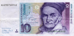 Germany,1999,10 DM, Serie:GU/S, As Scan! - 10 Deutsche Mark