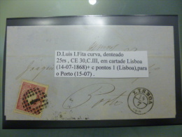 D.LUIS I (1867-1870) CUNHO III - Lettres & Documents