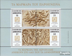 Griechenland Block4 (kompl.Ausg.) Postfrisch 1984 Marmorskulpturen - Blocks & Kleinbögen
