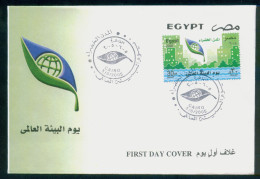 EGYPT / 2005 / World Environment Day / The Green Cities / FDC - Brieven En Documenten