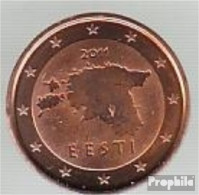 Estland EST 1 2011 Stgl./unzirkuliert Stgl./unzirkuliert 2011 Kursmünze 1 Cent - Estonia