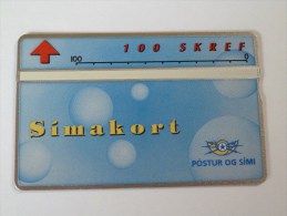 ICELAND - Mint - L&G - Blue Bubbles - 111A - Simakort - 100 Units - Iceland