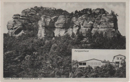 AK Sächsische Schweiz Berggasthaus Rauenstein Felsen Bei Rathen Wehlen Obervogelgesang Struppen Naundorf Thürmsdorf - Wehlen