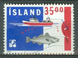 ISLAND 1992: Sc 753 / YT 720, O - FREE SHIPPING ABOVE 10 EURO - Oblitérés