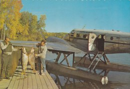 CPM Lac La Ronge, Saskatchewan - Paradis Des Pêcheurs - Hydravion - Animée - Other & Unclassified