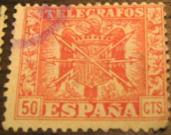 Spain 1940 Telegraph 50c - Used - Telegraph