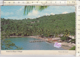 PO0302D# ANTILLE - SAINT MARTEEN SAINT LUCIA - ANSE-LA-RAYE VILLAGE VG 1982 - Sainte-Lucie