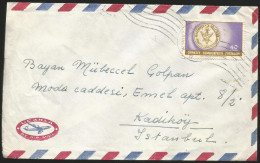 Turkey - Postal Used Air Mail Cover, Michel 1778 - Lettres & Documents