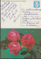 1986-EP-3 CUBA 1986. Ed.140b. MOTHER DAY SPECIAL DELIVERY. ENTERO POSTAL. POSTAL STATIONERY. ROSAS. ROSES. FLOWERS. FLOR - Brieven En Documenten