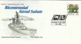 Australia 1988 Bicentennial Naval Salute Souvenir Cover - Lettres & Documents
