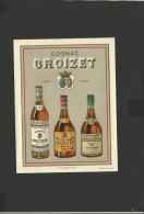 Ancienne Carte Publicitaire Cognac CROIZET - Alcohols