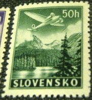 Slovakia 1939  Airplanes Over Mountain Landscapes 50h - Mint - Nuovi